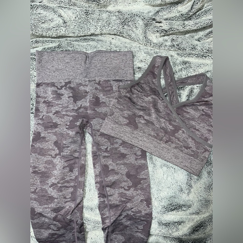 Bra is medium leggings are small